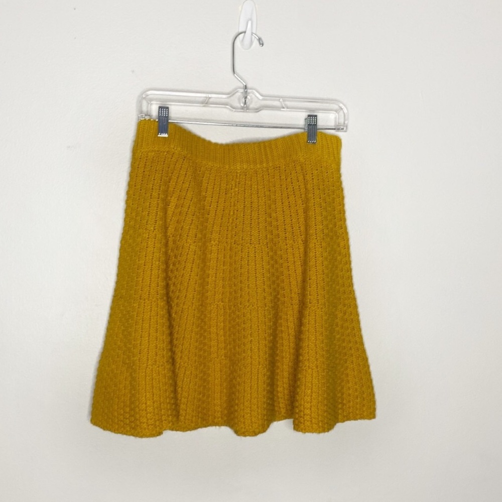 Lovers + Friends Knitted Circle Skirt Marigold Lg. - Picture 2 of 5